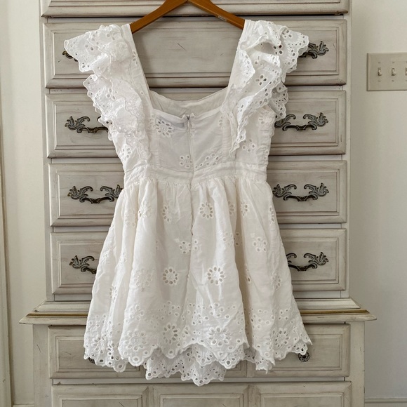 Lulu's White Eyelet Dress - Picture 4 of 7